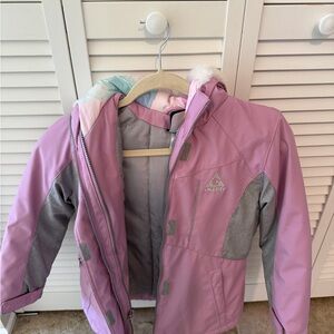 Gerry Kids Lavender and Gray Puffer Jacket